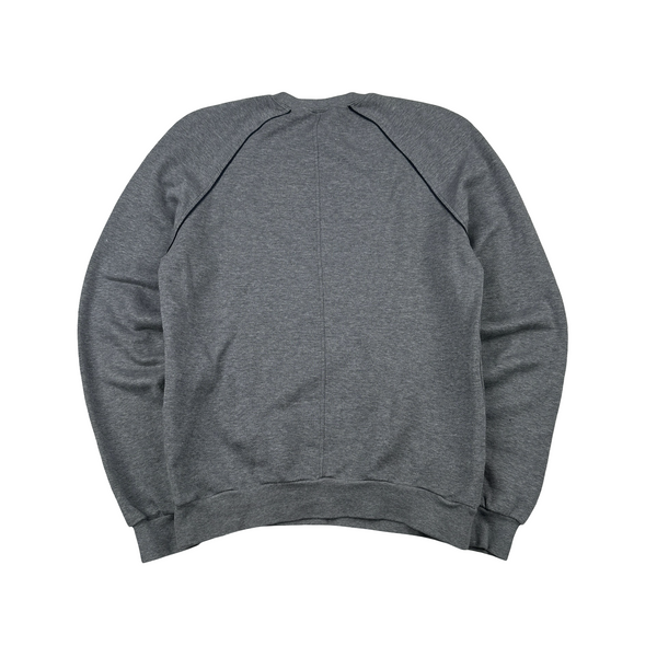 Prada Grey Cotton Crewneck Jumper - Small