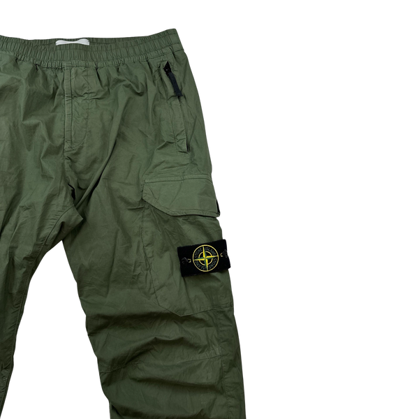 Stone Island 2020 RE T Green Cargo Trousers - 30"
