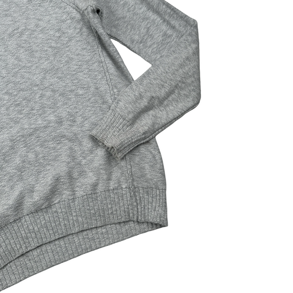 Stone Island 2019 Grey Lightweight Cotton Knit Crewneck- Medium