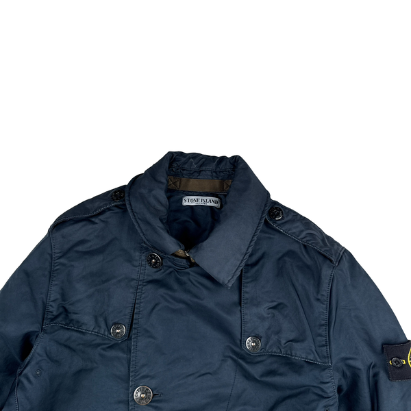 Stone Island 2011 David OVD Quilted Trench Coat - Medium