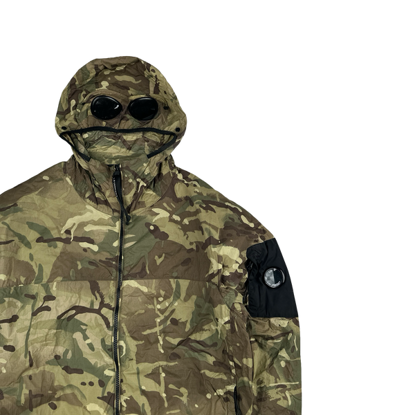 CP Company Re Print Camo Goggle Hooded Jacket - XL