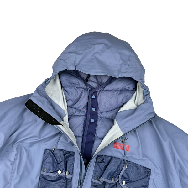 CP Company Lilac Goretex Infinium Waterproof Down Liner Jacket - XXL