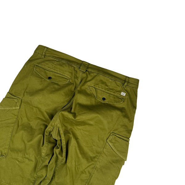 CP Company Green Loose Fit Lens Viewer Cargos - XL
