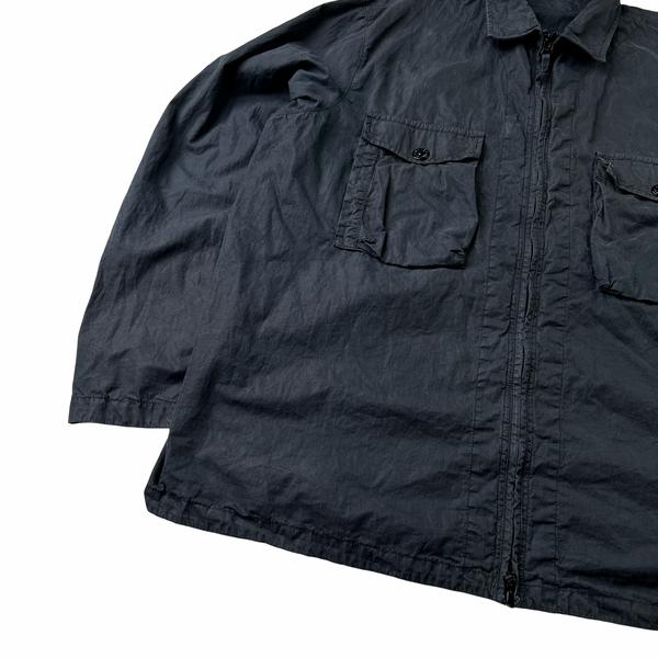Stone Island 2019 Black Ghost Overshirt 3XL Mat s Island