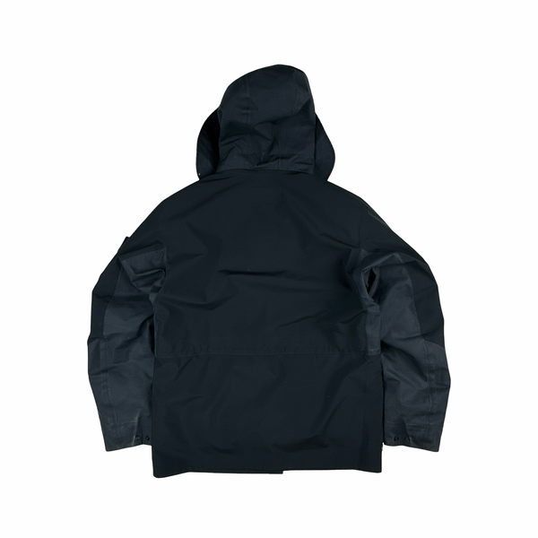 Stone Island 2017 Waterproof Down Lined Navy Ghost Tank Shield Jacket - Large