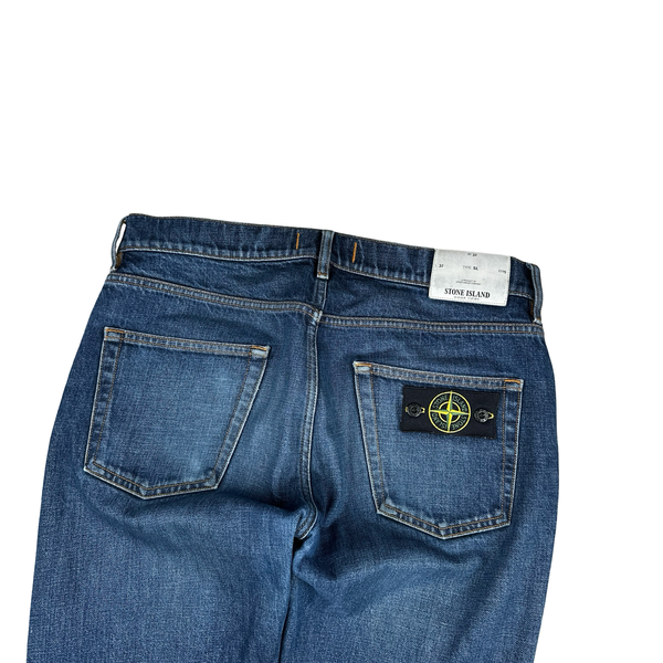 Stone Island 2017 Slim Fit Light Wash Denim Jeans - 32"