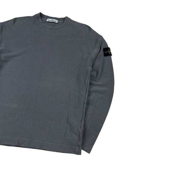 Stone Island 2017 Grey Pullover Crewneck Sweatshirt - Small
