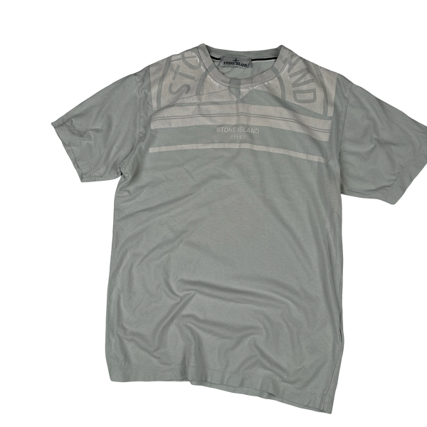 Stone Island 2022 Graphic Print T Shirt - Small