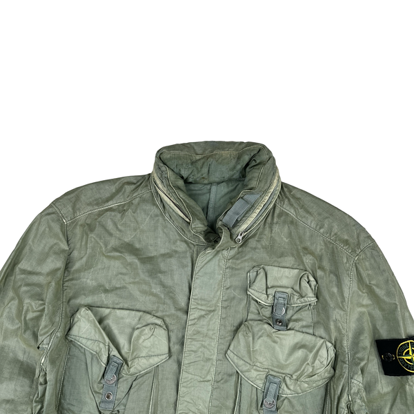 Stone Island 2009 Pale Green Multipocket Raso Jacket - Large