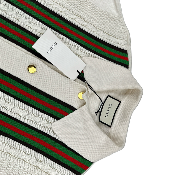Striped gucci polo shop