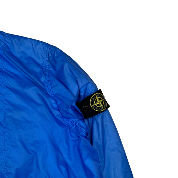 Stone Island 2011 Blue Tyveck Micro Rip Stop Bomber Jacket - Large
