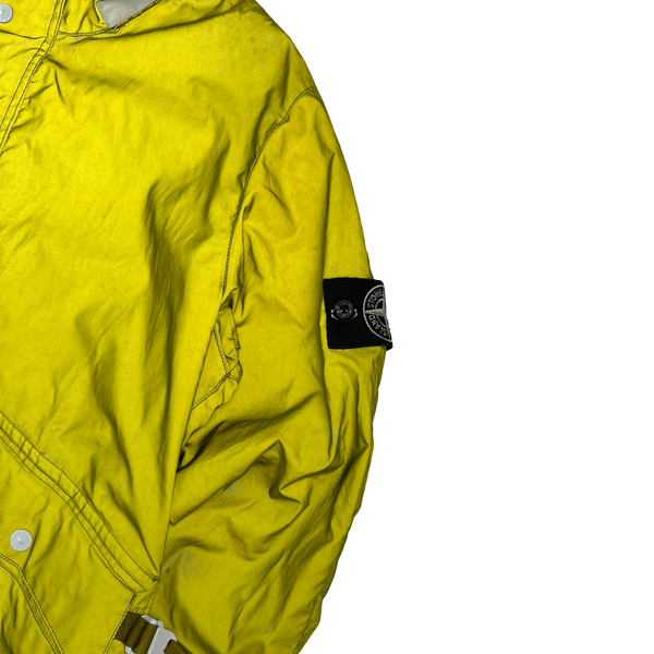Stone Island 2011 Yellow Liquid Reflective Jacket - XL