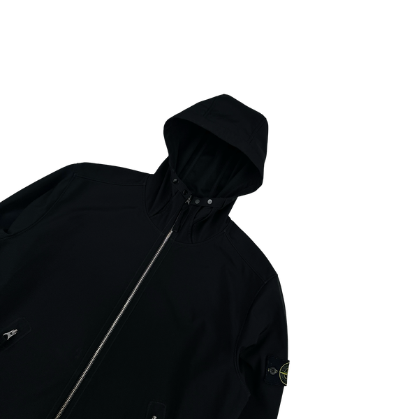 Stone Island 2018 Black Light Soft Shell R Jacket - XL