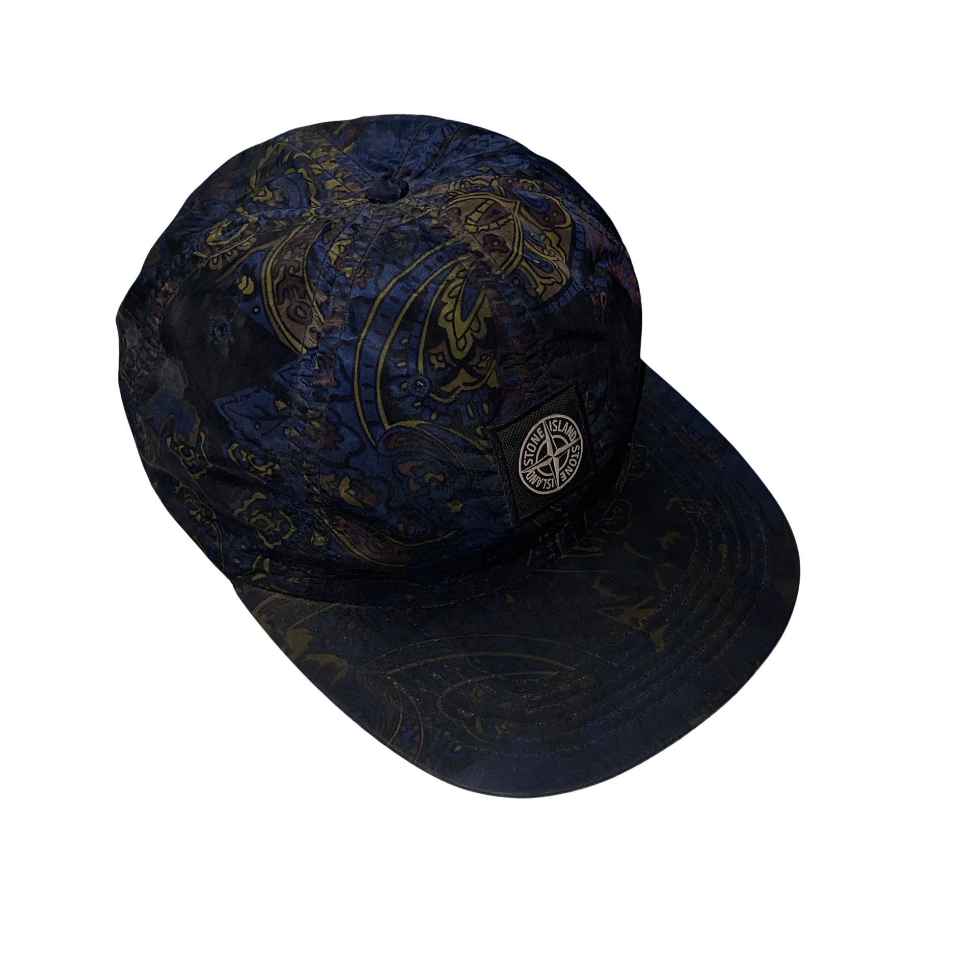 Stone Island x Supreme 2015 Blue Paisley Cap