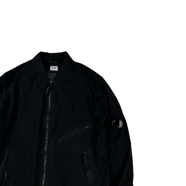 CP Company Black Pro Tek Bomber Jacket - Medium