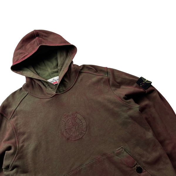 Stone Island x Supreme 2019 Dust Treatment Hoodie Small