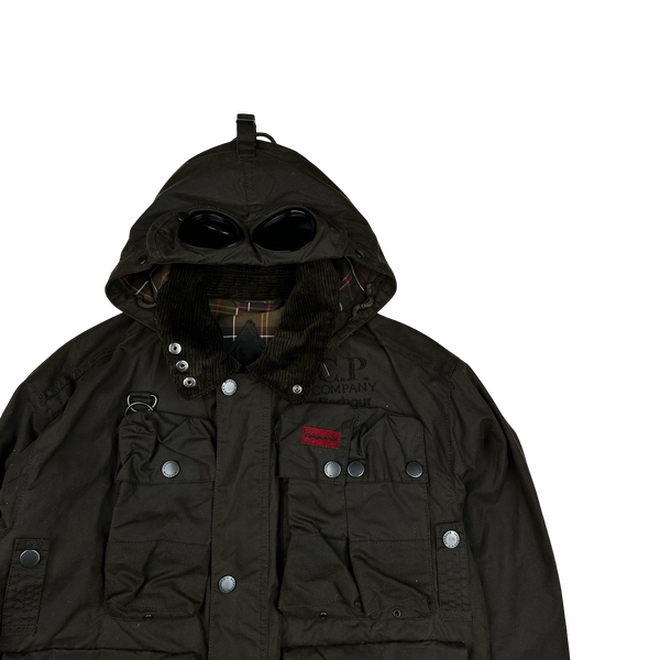 CP Company x Barbour Multi Pocket 500 Mille Waxed Jacket - XS