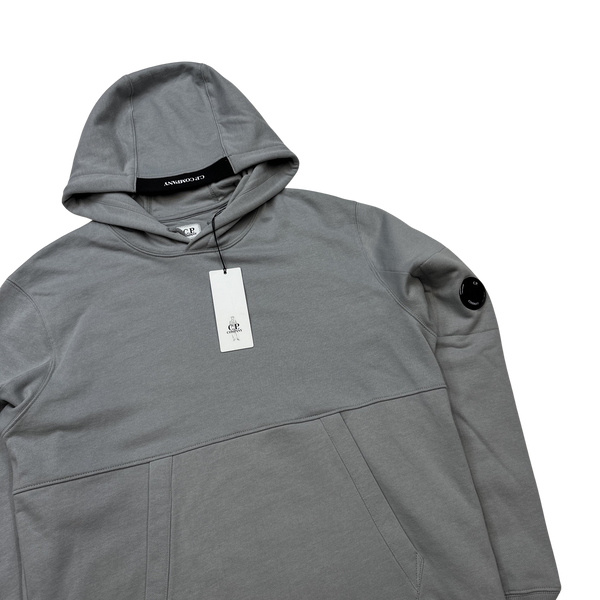 CP Company Stone Grey Lens Viewer Hoodie - Large, XL