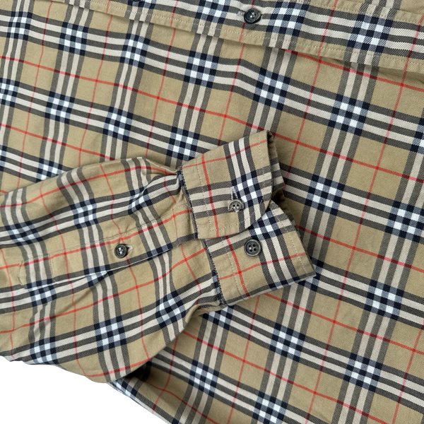 Burberry Nova Check Button Up Shirt - Large
