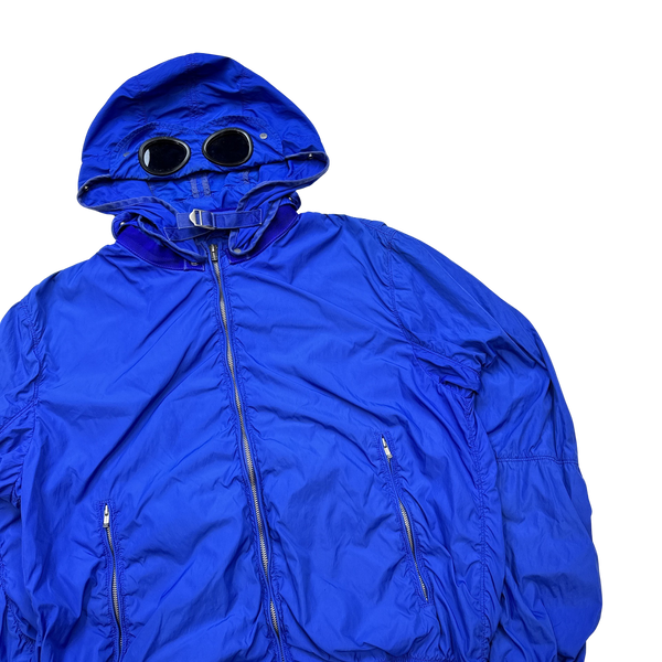 CP Company 2009 Blue Nylon Goggle Jacket - XXL
