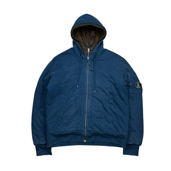 CP Company Cotton Quilted Double Lined Double Zip Jacket - XL