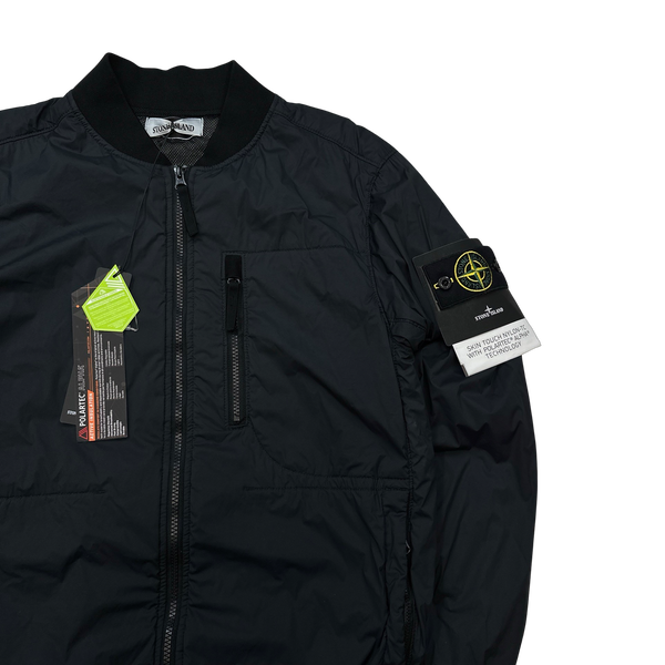 Stone Island Black Nylon Skin Touch TC Polartec Jacket - Small