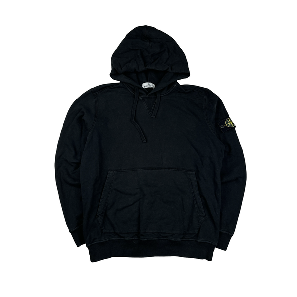 Stone Island 2018 Black Pullover Hoodie - XXL