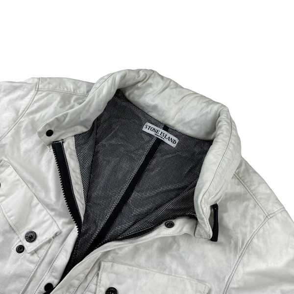 Stone Island 2009 White Tyveck Multi Pocket Jacket - Medium