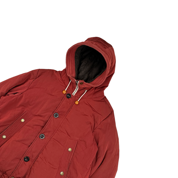 CP Company 2010 Red Chrome Down Filled Puffer Jacket - XL