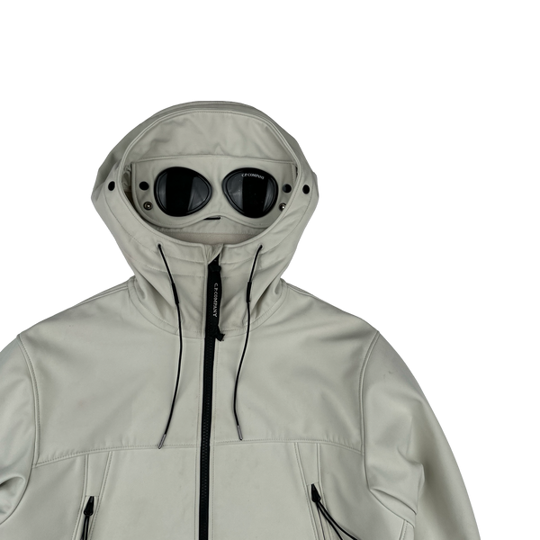 CP Company Off White Lined Soft Shell Jacket - Small