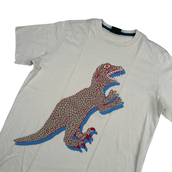 Paul Smith White Dino Short Sleeve T Shirt - Large
