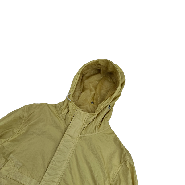 Stone Island 2013 Yellow Membrana TC Hooded Jacket - Medium