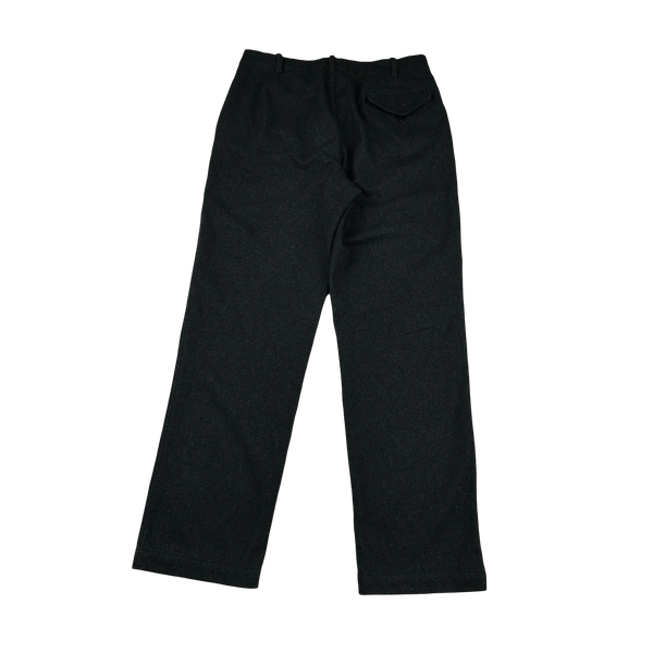 Stone Island 1999 Charcoal Vintage Wool Cargo Trousers - 34"