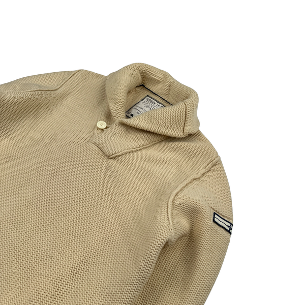 Stone Island 2006 Denims Cream Wool Pullover Jumper - XXL