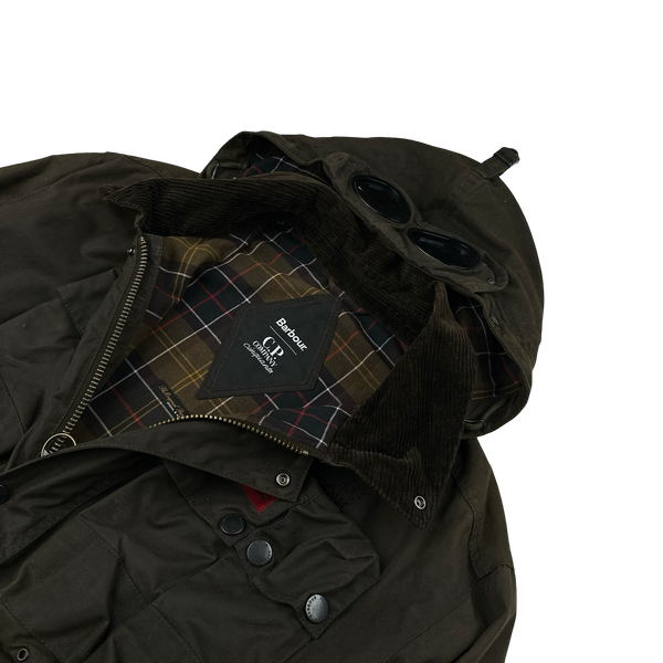 CP Company x Barbour Multi Pocket 500 Mille Waxed Jacket - Large