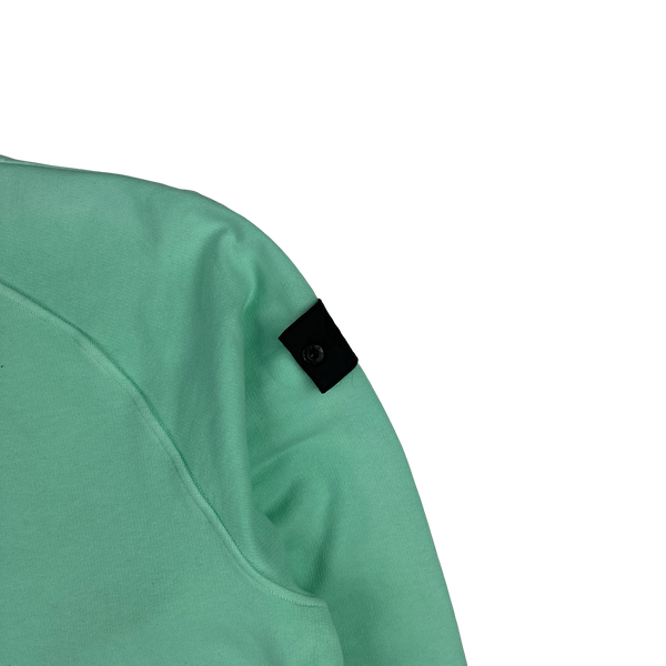 Stone Island Shadow Project 2022 Teal Cotton Crewneck Jumper - Large