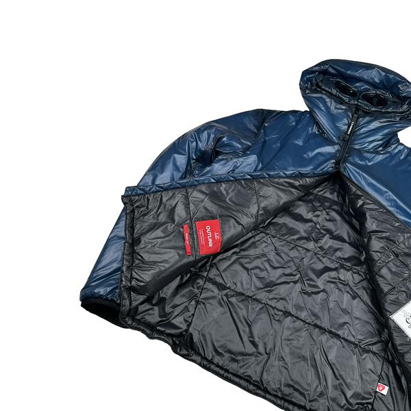 CP Company Navy Outline Padded Puffer Jacket - XXL