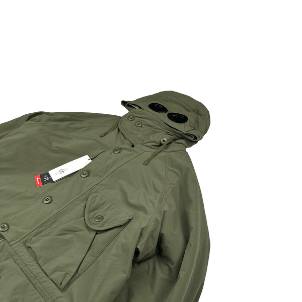 CP Company Khaki Dyshell Polartec Lined Goggle Field Jacket - Small, Medium, Large, 3XL