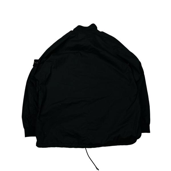 Stone Island 2020 Black Quarter Zipped Overshirt Smock - Large