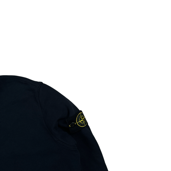Stone Island 2023 Navy Hoodie Jumper - Medium
