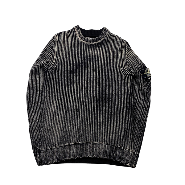 Stone island best sale hand corrosion knit