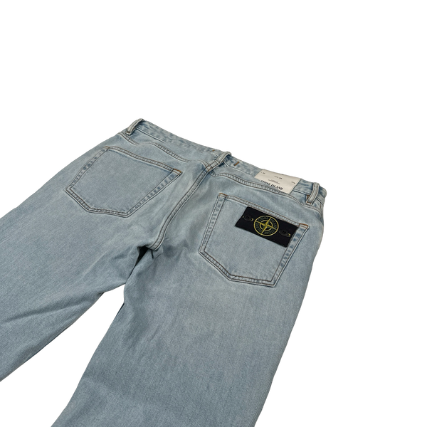 Stone Island 2017 Light Wash Slim Fit Denim Jeans - 32"