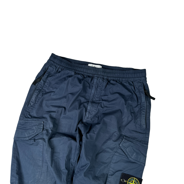 Stone Island 2020 RE T Navy Cargo Trousers - 32"
