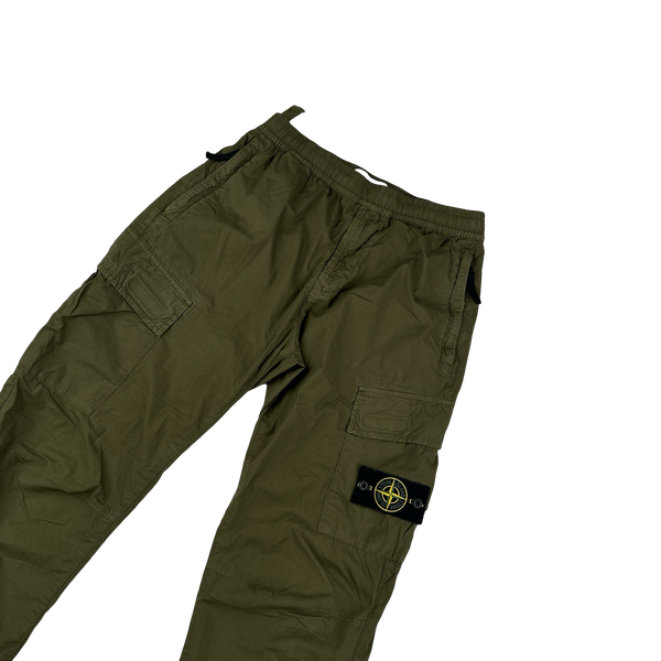 Stone Island 2019 RE-T Khaki Cotton Cargos - 30"