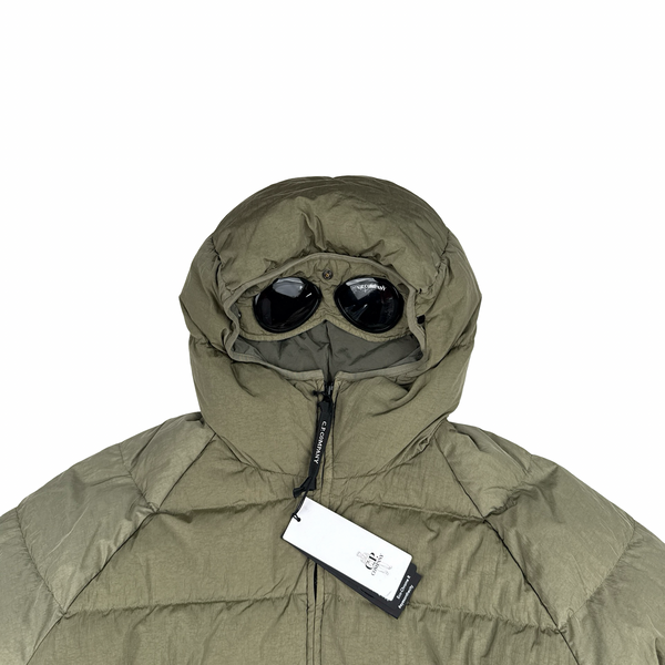 CP Company Olive Grey ECO CHROME-R Down Filled Puffer Jacket - XL