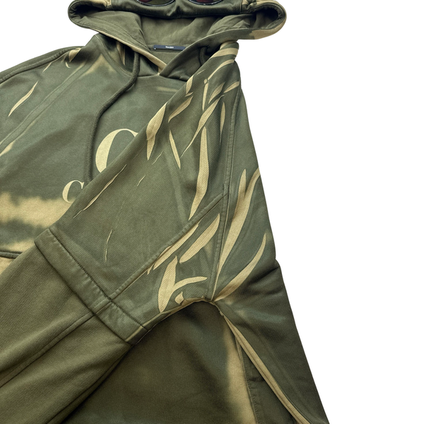 CP Company Spellout Tracery Pullover Goggle Hoodie - Small