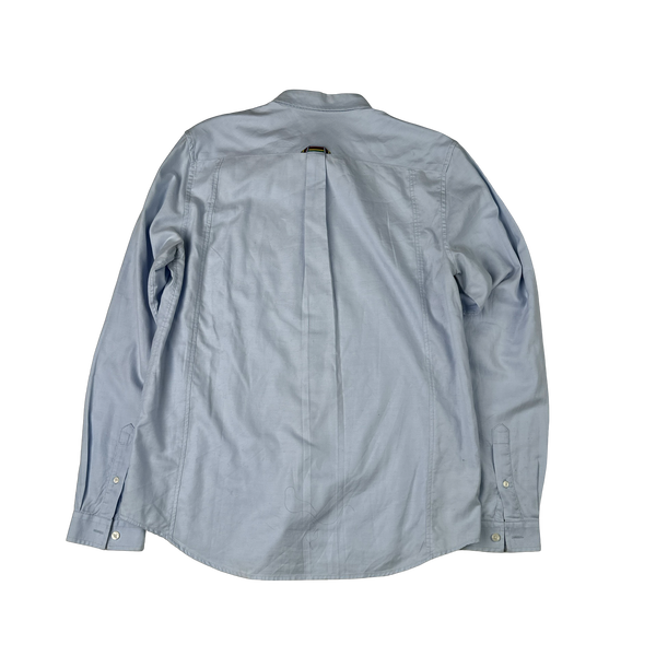 Fred Perry Bradley Wiggins Blue Buttoned Shirt - Large