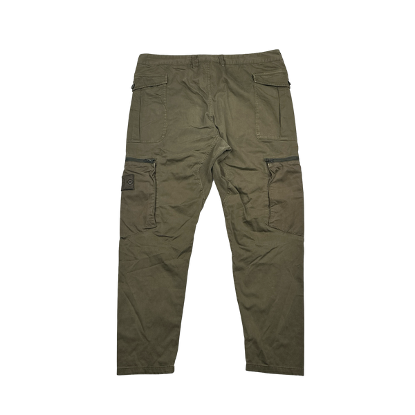 Stone Island 2017 RE T Khaki Ghost Cargo Trousers - 34"