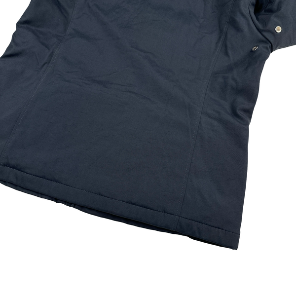 Prada Black Nylon Red Tab Thick Padded Jacket - Large