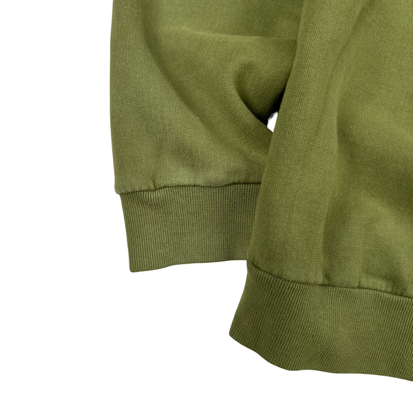 Stone Island 2010 Sage Green Sun Faded Crewneck Cotton Jumper - Large